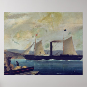 Pôster O "Mallorcan", navio em que George Sand e Cho