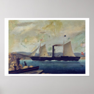 Pôster O "Mallorcan", navio em que George Sand e Cho
