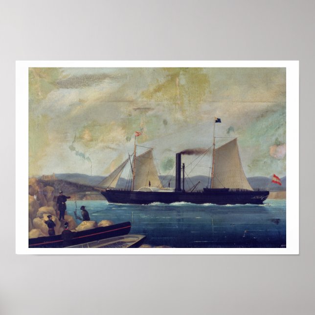 Pôster O "Mallorcan", navio no qual George Sand e Cho (Frente)