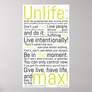 Pôster O Manifesto de Unlifer