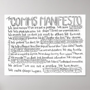 Poster O Manifesto do Comms