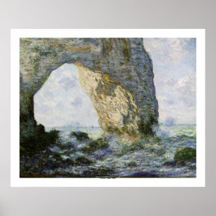 Poster O Manneporte por Claude Monet