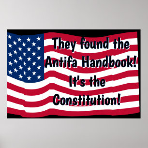 Poster O Manual Antifa Patriótico (ds)