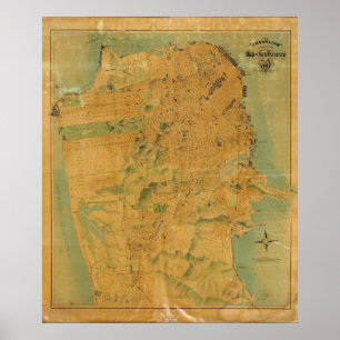 Poster O mapa dos cavaleiros de San Francisco