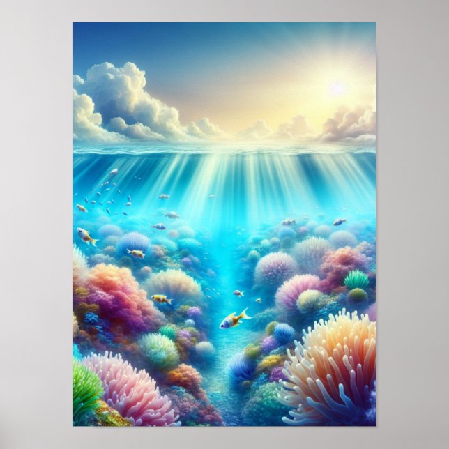 Poster O mar é o meu lugar feliz (Frente)