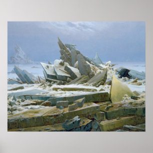 Poster O mar polar, 1824