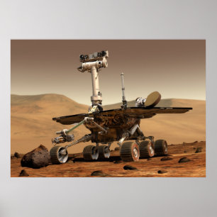 Pôster O Marte Rover 'Spirit da NASA
