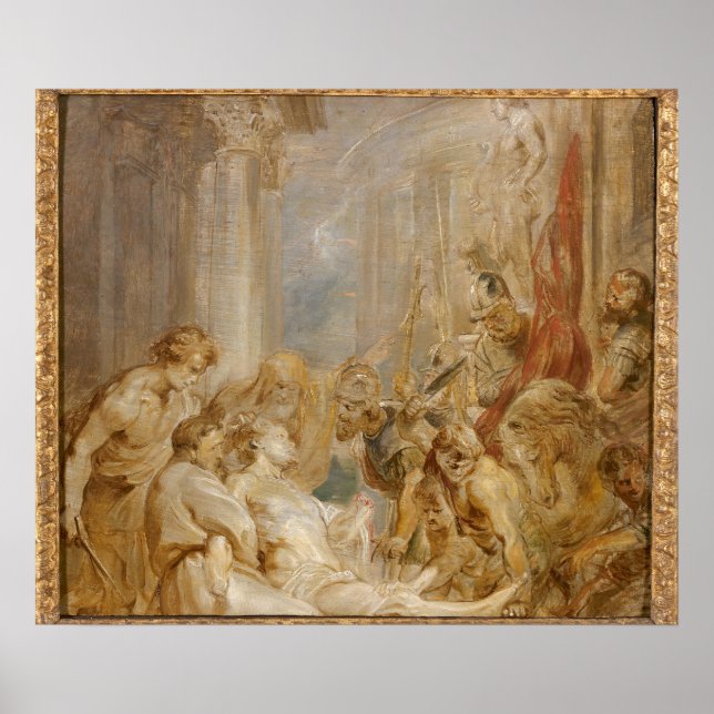 Poster O martírio de Adrian Santo (Frente)