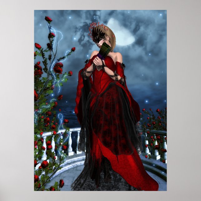 Pôster O Mascarada de Rosa (Frente)