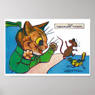 Poster O Mascote Dreamland, Louis Wain