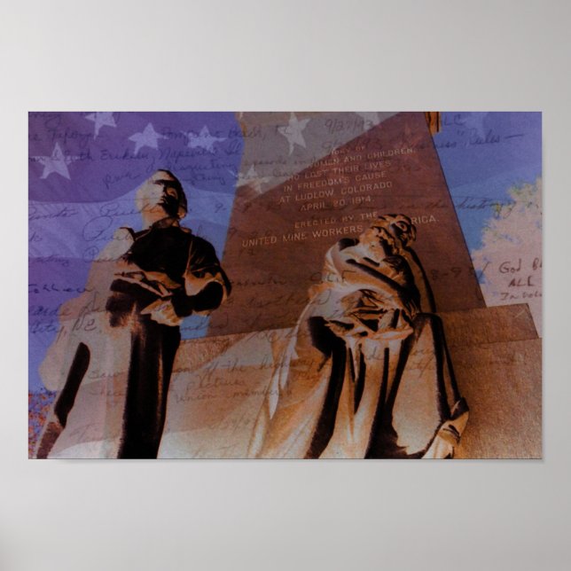 Pôster O Massacre Histórico do Ludlow em 20 de abril de 1 (Frente)