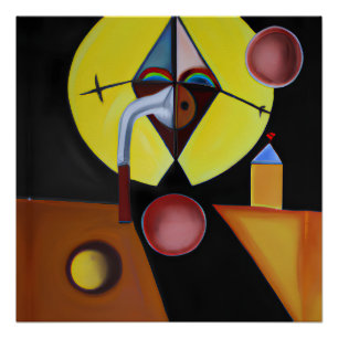 Pôster O Médico da Peste - Pintura a Óleo