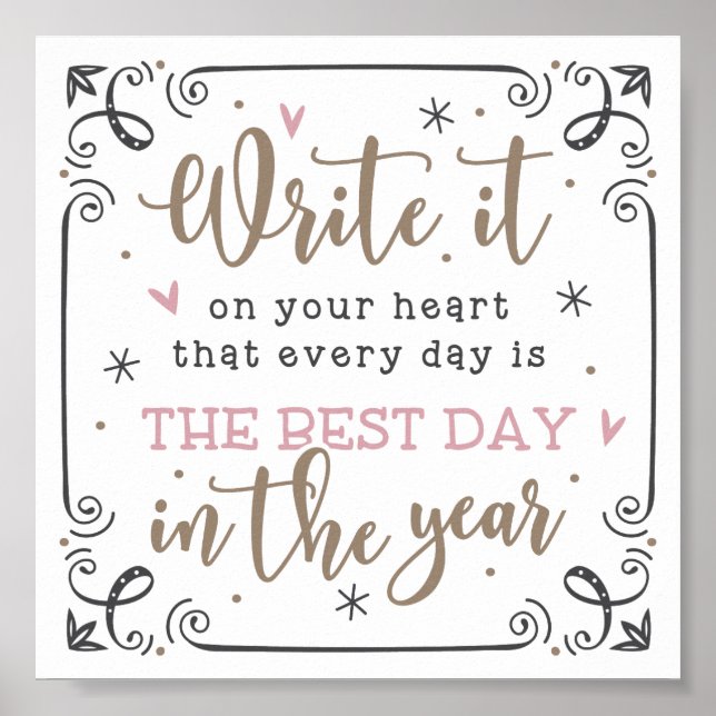 Poster O Melhor Dia (Frente)