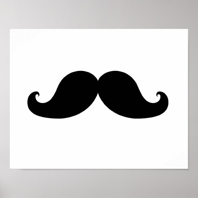 POSTER O MELHOR MOSTACHE NEGRO (Frente)
