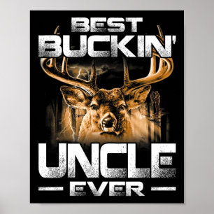 Poster O Melhor Tio Alguma Vez Camisa Caçadora
