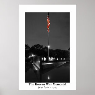 Pôster O memorial de Guerra da Coreia por Janet Davis