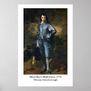 Pôster O menino azul de Thomas Gainsborough
