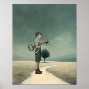 Poster O Menino & Sua Chave   Livro de Histórias Surreali