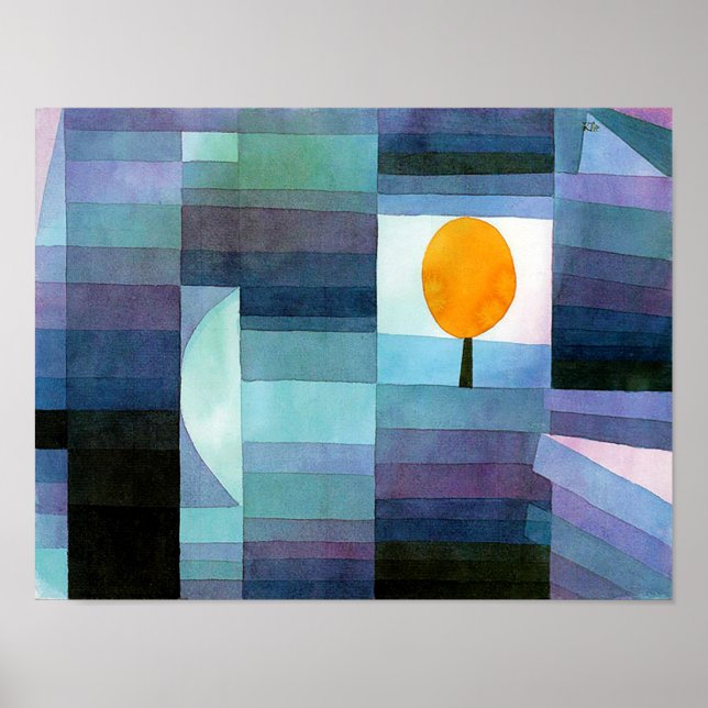 Poster O mensageiro do outono, Klee (Frente)