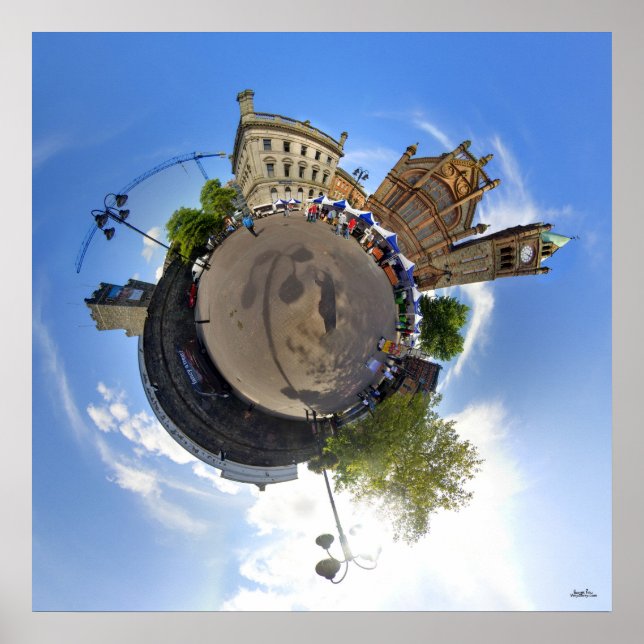 Poster O mercado da cidade murada de Derry (Frente)