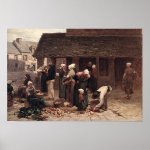 Poster O mercado de Ploudalmezeau