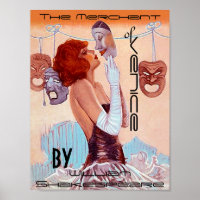 Poster O Merchante de Veneza William Shakespeare