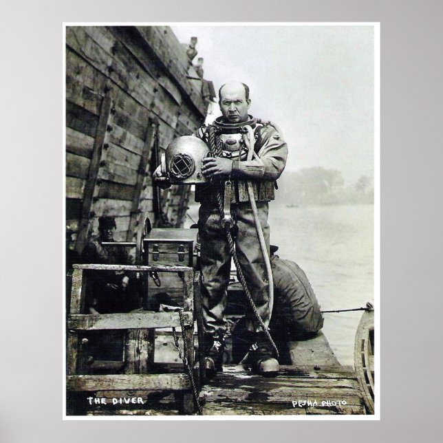 Pôster O Mergulhador (Frente)