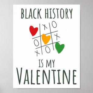 Poster O Mês da História Negra É O Meu Namorados Da Dia d