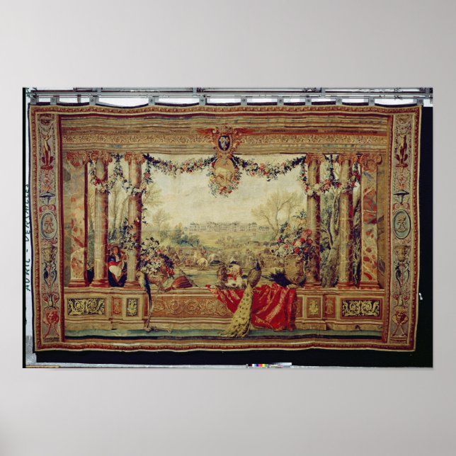 Pôster O Mês de abril/ Chateau de Versalhes (Frente)