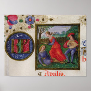 Poster O mês de abril: Nos prados