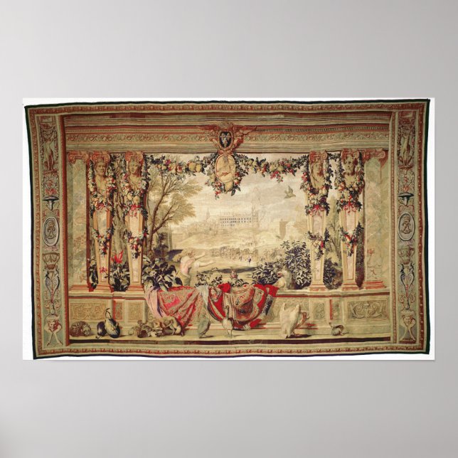 Poster O Mês de novembro/ Chateau de Blois (Frente)