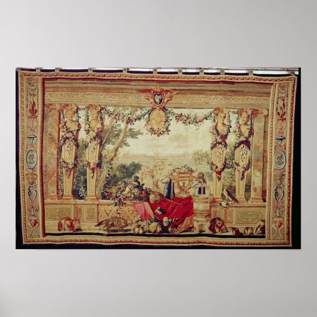 Pôster O Mês de outubro/ Chateau das Tuilerias (Frente)