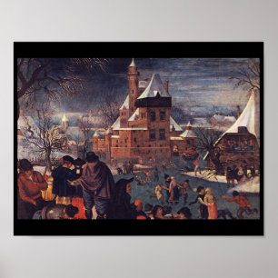 Pôster O mestrado de Skaters', Pieter Brueghel_Dutch