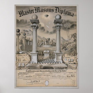 Pôster O Mestre Mason Diploma