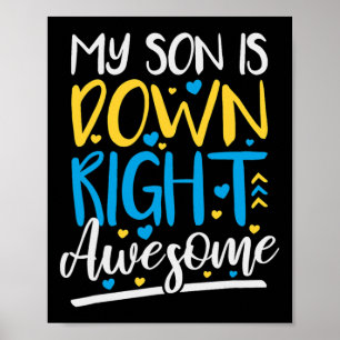 Poster O Meu Filho Está Abaixo Da Síndrome Incrível Para