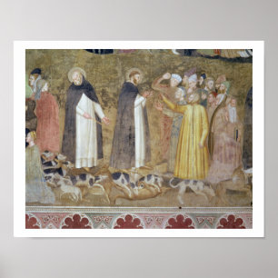 Poster O militante da igreja e triunfante, detalhe de