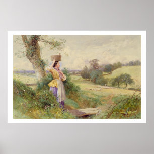 Pôster O Milkmaid, 1860