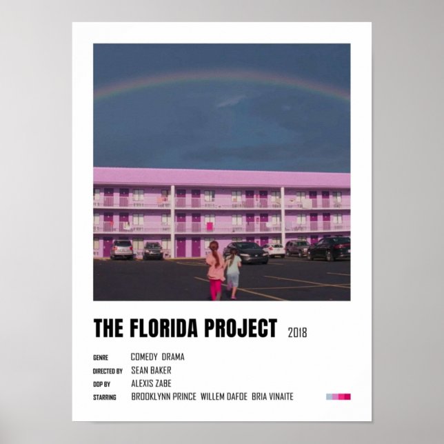Poster O minimalista do Projeto Florida (Frente)