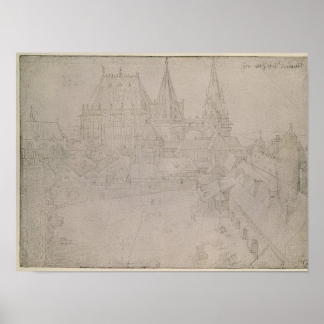 Poster O Ministro em Aachen, 1520 (Frente)