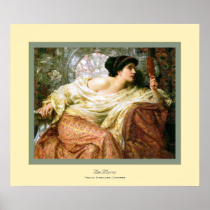 Pôster O Mirror~ Frank Bernard Dicksee