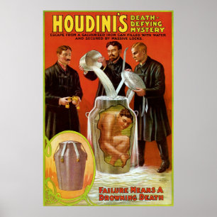 Poster O Mistério de Morte de Houdini