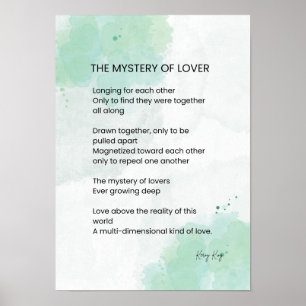 Poster O Mistério Dos Amantes - Poema Do Amor
