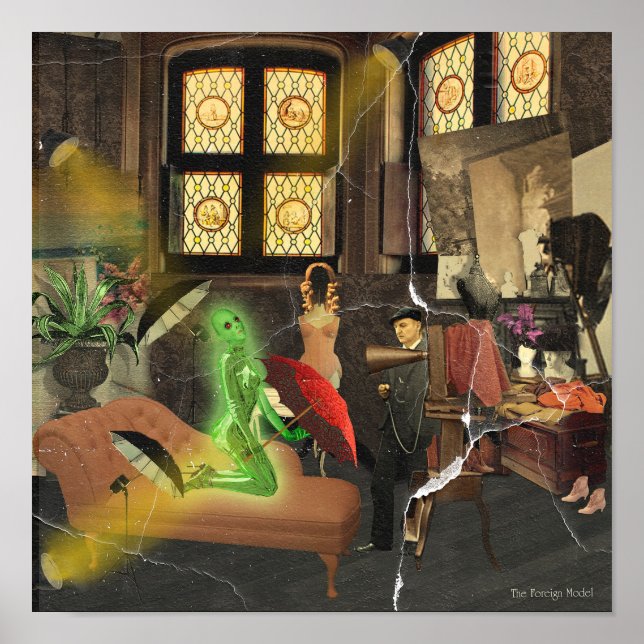 Poster O Modelo Estrangeiro (Frente)
