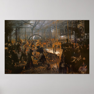 Pôster O moinho do Ferro-Rolamento, 1875