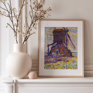 Poster O Moinho Winkel   Piet Mondrian