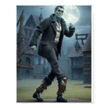 O monstro de Frankenstein fez a caminhada