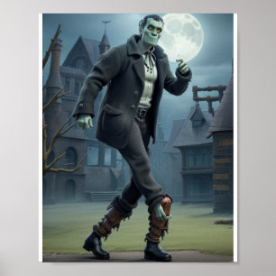 Poster O monstro de Frankenstein fez a caminhada