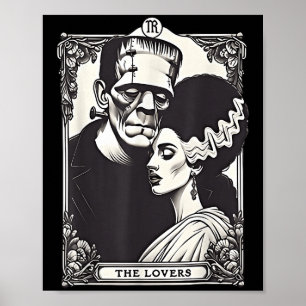 Poster O Monstro Frankenstein E A Noiva Os Amantes Taro