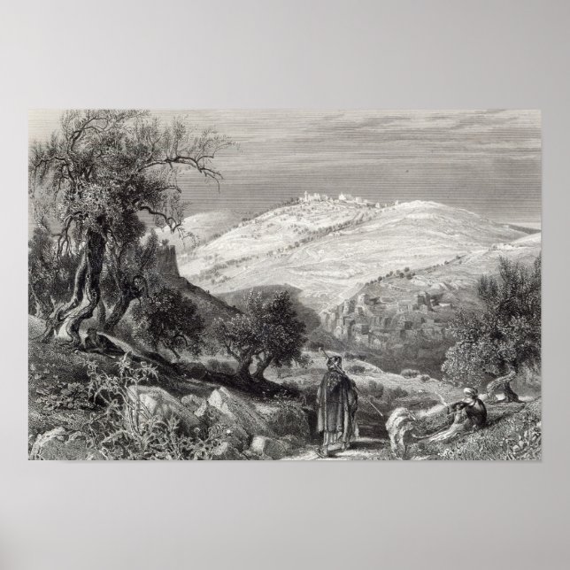 Pôster O Monte das Azeitonas, do Monte Zion (Frente)