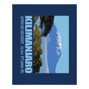 Pôster O Monte Kilimanjaro